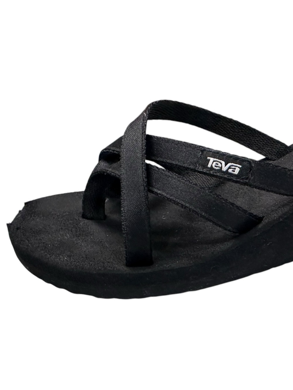 TEVA  Women's Mush Mandalyn Wedge Ola Sandals Shoes Black Size 7 - Picture 3 of 7